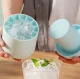 Silicone Ice Cube Maker with Lid DA221, Blue