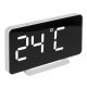GreenBlue GB383 Alarm Clock with Thermometer, Black