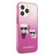 Karl Lagerfeld iPhone 13 Pro / 13 Case with Pink Gradient