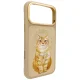 Nimmy Lucky Cat MagSafe Phone Case Cover iPhone 17 Pro Max - Brown Embroidery Cover