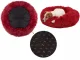 Plush Bed for Large Dogs and Cats, 80cm, Burgundy