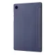 Samsung Galaxy Tab A8 10.5 (2021) (2022) (SM-X200/X205) V-fold Stand Silicone Book Case Cover, Purple