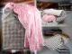 Foldable Fabric Storage Bag Organizer for Clothes and Bedding 180L, Black/White