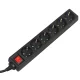 Maclean MCE195G Power Strip, 6 Schuko Sockets with Switch, 5m