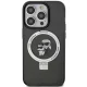 Karl Lagerfeld iPhone 13 / 13 Pro Case Ring Stand Karl&Choupette MagSafe, Black