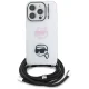 Karl Lagerfeld IML Crossbody Karl&Choupette Case for iPhone 16 Pro Max - White