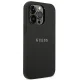 Guess iPhone 14 Pro Case Saffiano Strap, Black