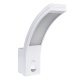 Maclean LED Facade Lamp with Motion Sensor, 10W, IP54, 750lm, White