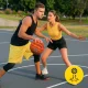 4Fizjo Falcon Basketball, Size 7, Orange