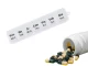Weekly Pill Organizer / Medicine Box, 7 Days, White