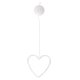Wall Window LED Light Luminous Christmas Decoration \"Heart\", 17x17cm