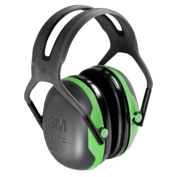 3M Peltor X1A Hearing Protection Earmuffs, 27 dB, Green