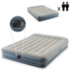 Intex 64118 Double Air Mattress with Built-in Electric Pump, 203x152 cm