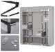 Large Textile Closet Massido, Gray