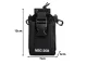 Tactical Walkie Talkie Holster and Radio Pouch with Shoulder Strap, Black