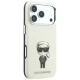Karl Lagerfeld Smooth Ikonik Sketch MagSafe Case for iPhone 18 Pro / 17 Pro - Beige