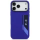 BMW M Silicon Vertical Logo MagSafe Phone Case Cover iPhone 17 Pro Max - Navy Blue