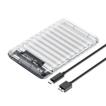Orico 2139U3-V1 2.5" HDD/SSD External Drive Enclosure, Transparent