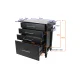 Tattoo Workstation Cart Pro Ink 702, Black