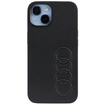 Audi Synthetic Leather Case for Apple iPhone 14, Black