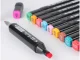 Alcohol Markers Set, 80 pcs, with Bag