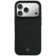 Mercedes Leather Mesh with Bow Line MagSafe Case for iPhone 18 Pro Max / 17 Pro Max, Black