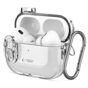 Tech-Protect Slim Hook Case for AirPods 1 / 2 Clear