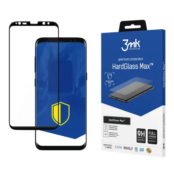 3mk HardGlass Max Screen Protector for Samsung Galaxy S8 / S9, Black