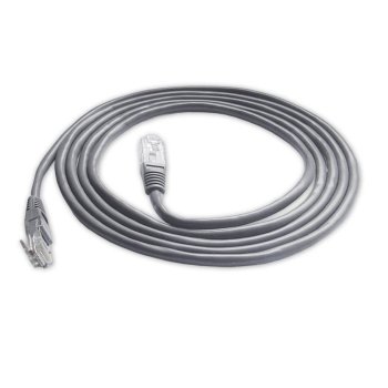 8C8P Flat Ethernet Patchcord Cable RJ45 2m, Gray