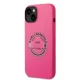 Karl Lagerfeld Silicone RSG Case for iPhone 14 Plus (Pink)
