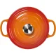 Le Creuset Signature Cast Iron Round Casserole 18 cm, 1.8 L, Volcanic