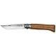 Opinel No. 08 Pocket Knife Walnut Wood