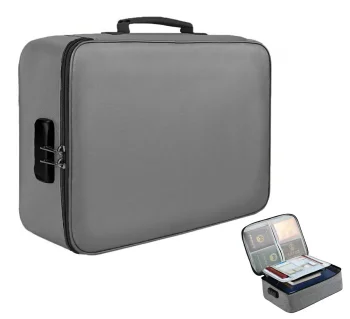 Locking document bag