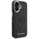 Karl Lagerfeld Initial & Metal Logo MagSafe Case for iPhone 16, Black