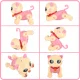 Interactive Remote Control Robot Cat, Pink