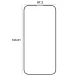 Etteri 9D Tempered Glass for Apple iPhone 15 Pro 6.1\"