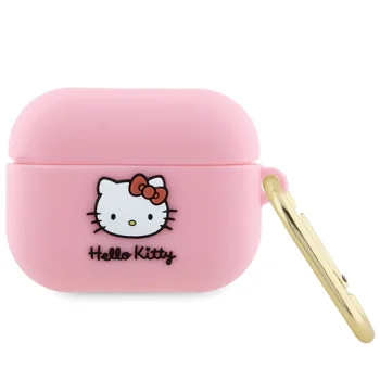 Hello Kitty AirPods Pro Case Silicone 3D Kitty Head, Pink