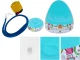 Inflatable Lounge Chair with Footrest and Pump, Assorted Colors