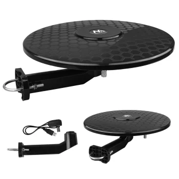 Maclean MCTV-102 Omnidirectional DVB-T/T2 HEVC Active TV Antenna USB 5V