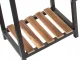 Wooden Flower Stand / Shelf Unit with 6 Shelves, Brown, 96x74x25 cm