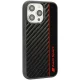 Audi Carbon Fiber Stripe iPhone 14 Pro Max 6.7\" black/black hardcase AUS-TPUPCIP14PM-R8/D1-BK