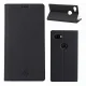Google Pixel 3a VILI DMX Cross Texture Leather Wallet Cover Case, Black