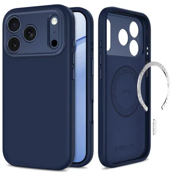 Tech-Protect Uniq MagSafe CC Case for iPhone 18 Pro Max / 17 Pro Max, Navy Blue