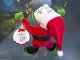 Dancing and Singing Santa Claus, Window Decoration with Suction Cups, 30 cm