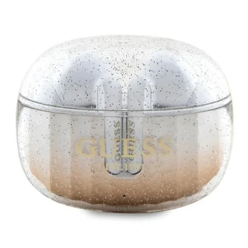 Guess Glitter Gradient TWS Wireless Earbuds Bluetooth 5.3, Gold