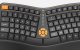 Wireless Ergonomic Keyboard with Backlight Delux GM905DB BT+2.4G, black