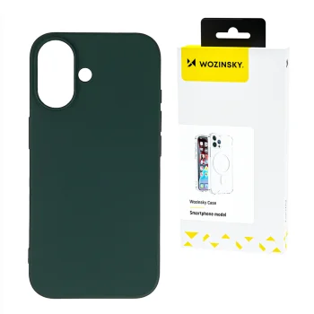 Wozinsky Silicone Case Flexible Phone Cover for Samsung Galaxy S25 Ultra - Green