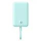Baseus Magnetic Mini MagSafe 10000mAh 30W powerbank with built-in USB-C cable - blue + Baseus Simple Series USB-C -...