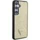 Guess Samsung Galaxy S24+ Case Rhinestone Triangle, Gold