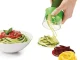 Manual Vegetable Chopper and Spiralizer, Green